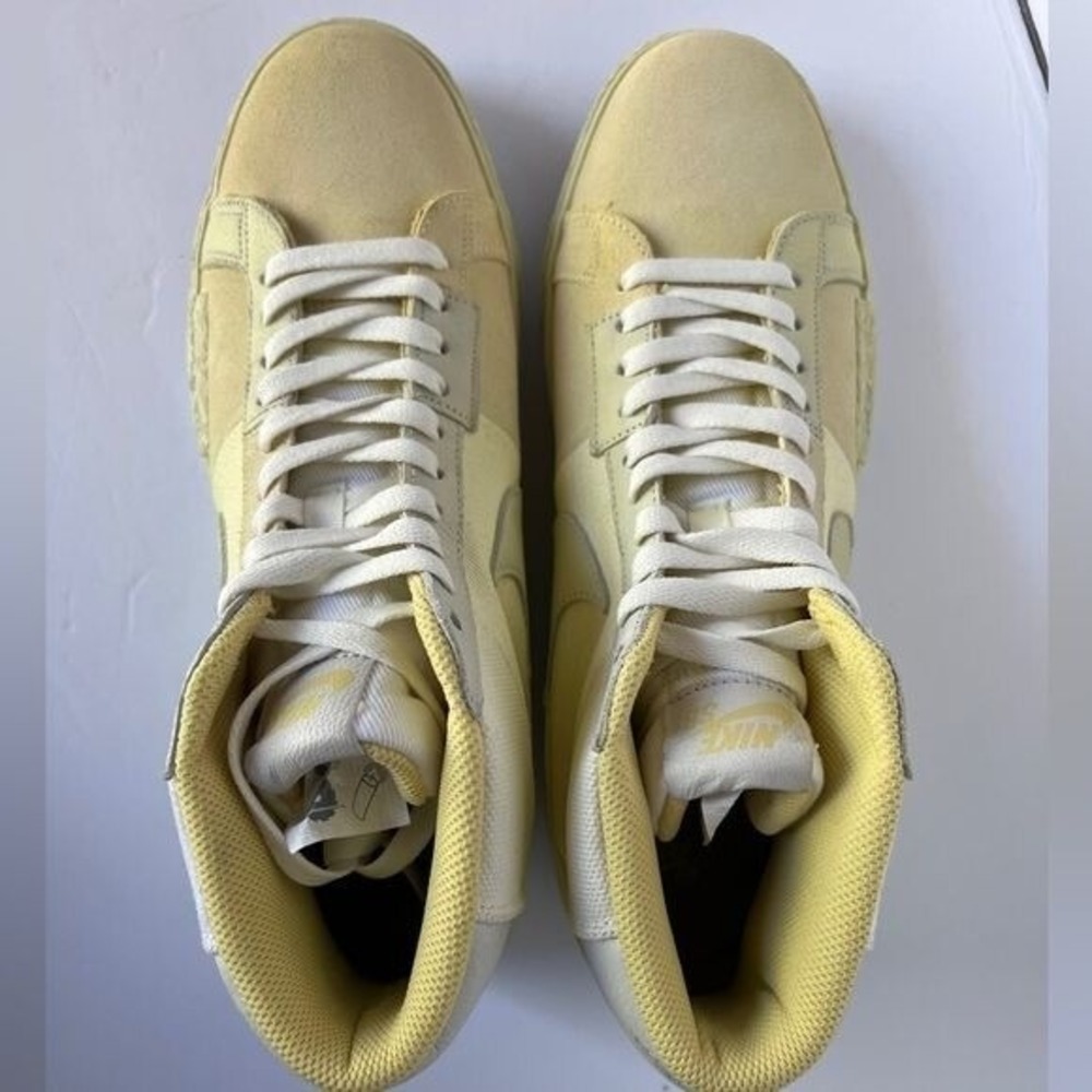 Nike SB Zoom Blazer Mid Men's 11.5 DR9087-700 Lemon Wash Yellow Skate Shoes - Picture 6 of 12